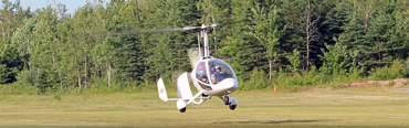 Gyroplane Pilot for a daye
